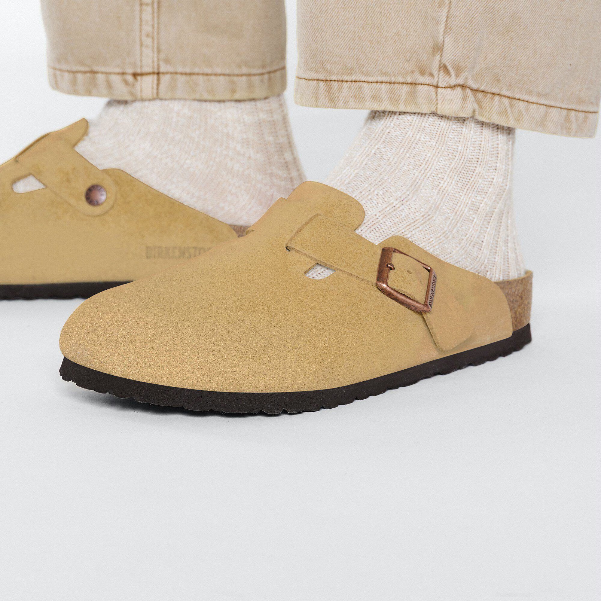 Boston Classic Footbed : Latte Cream – Complete Birkenstock
