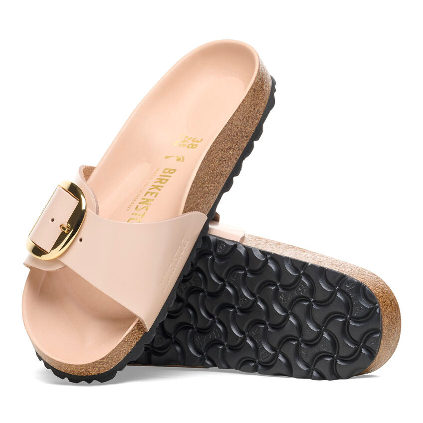 Madrid Big Buckle : High Shine Beige
