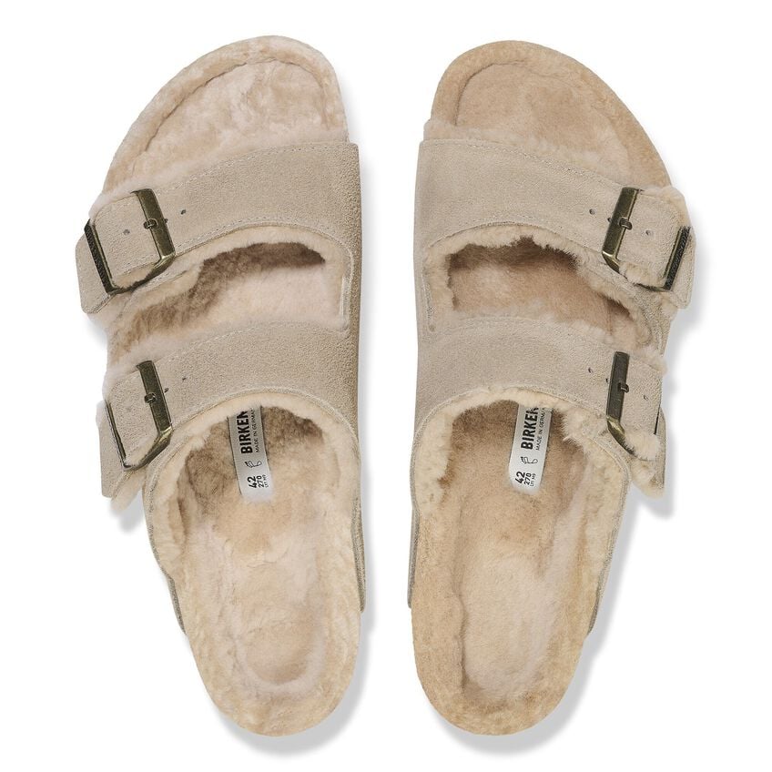 Arizona Shearling in Taupe