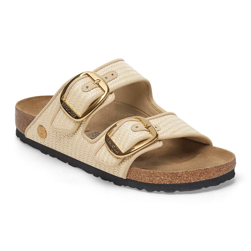 Arizona Big Buckle : Raffia Natural – Complete Birkenstock