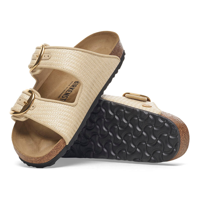 Arizona Big Buckle : Raffia Natural – Complete Birkenstock