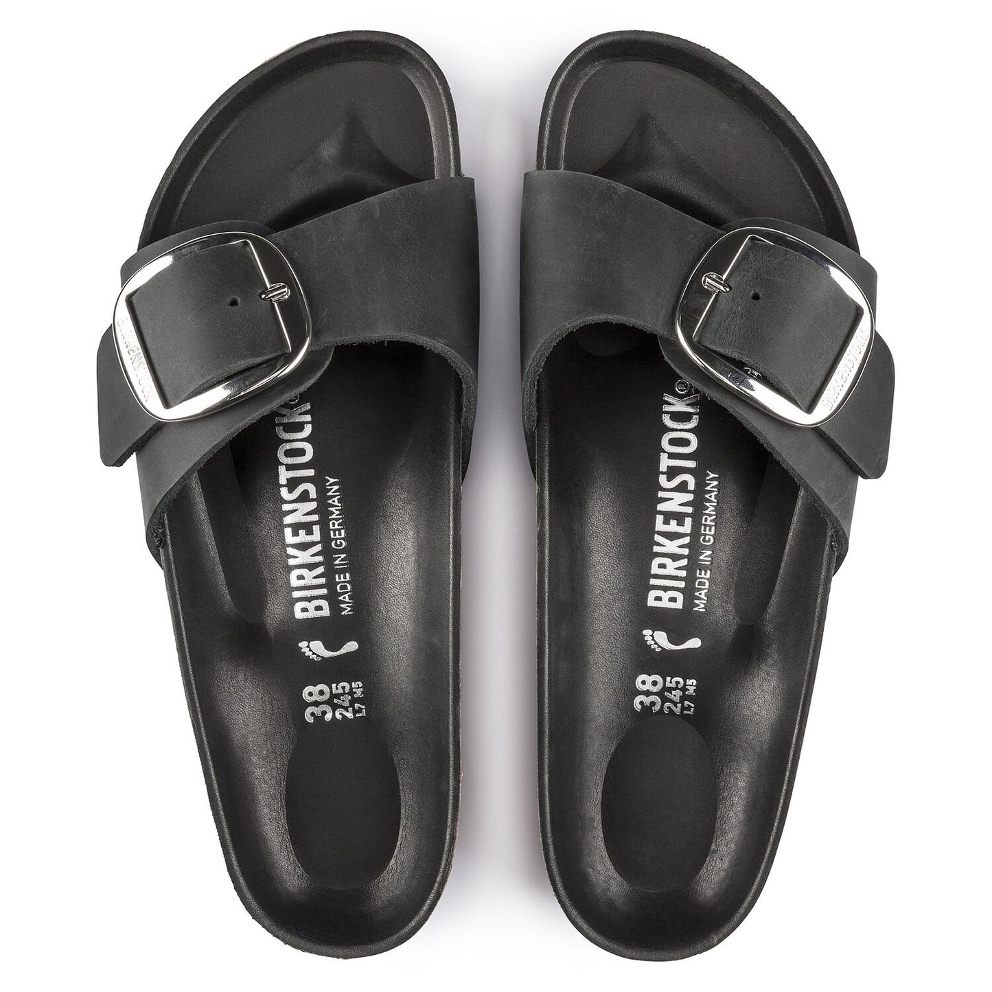 Madrid Big Buckle : Black Oiled