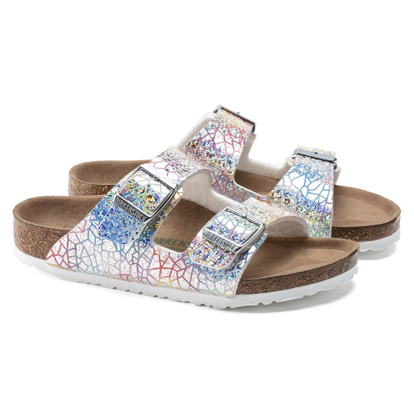Holographic birkenstocks deals