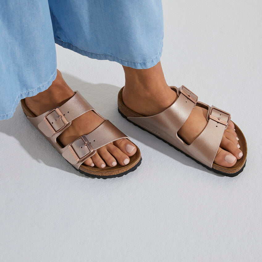 Arizona Classic Footbed Copper Metallic – Complete Birkenstock