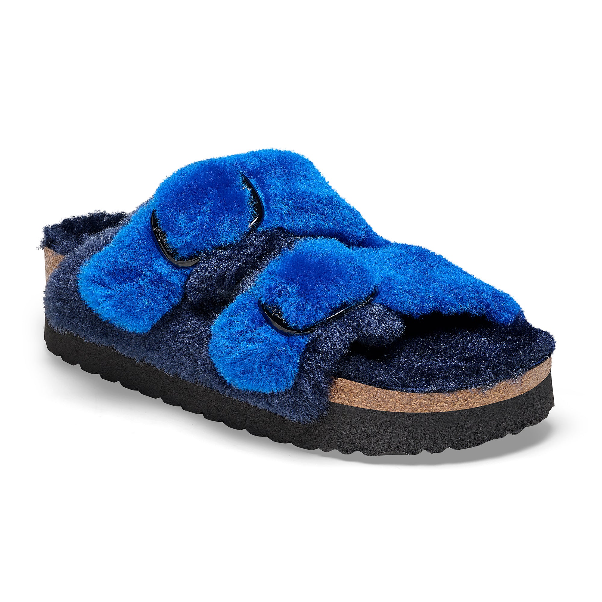 Arizona Shearling Platform : Ultra Blue