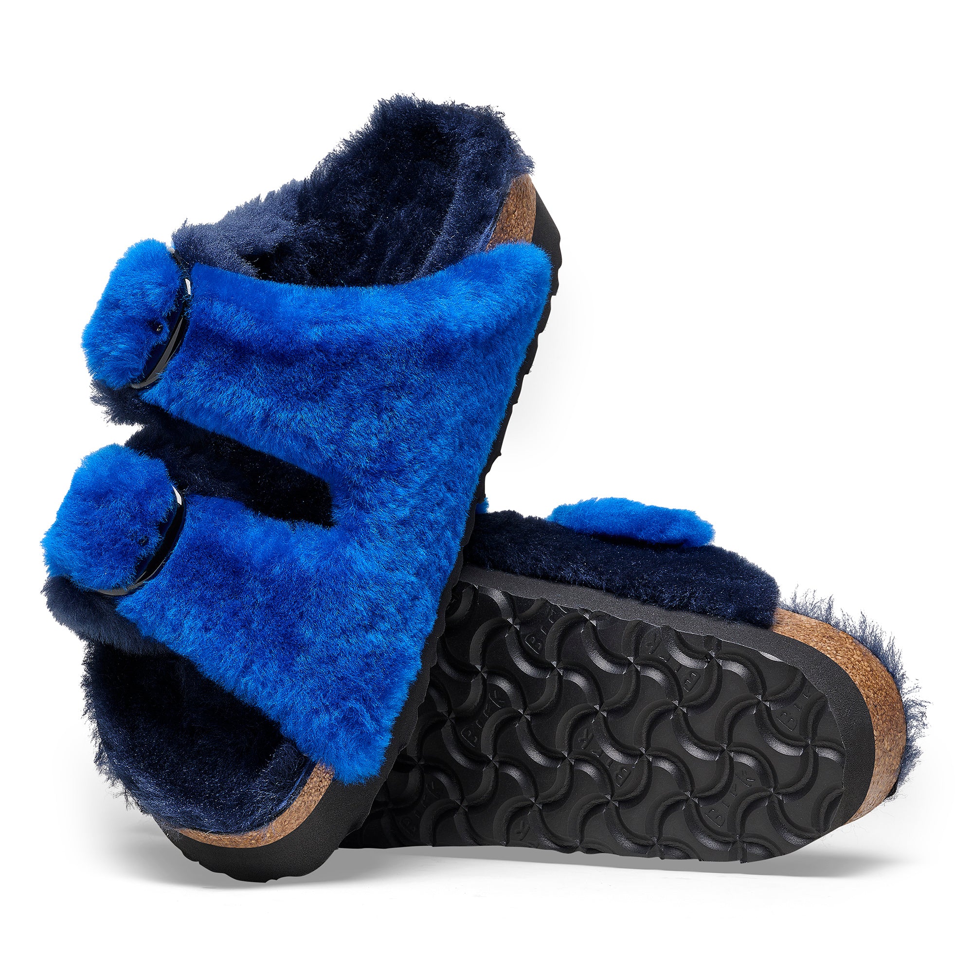 Arizona Shearling Platform : Ultra Blue