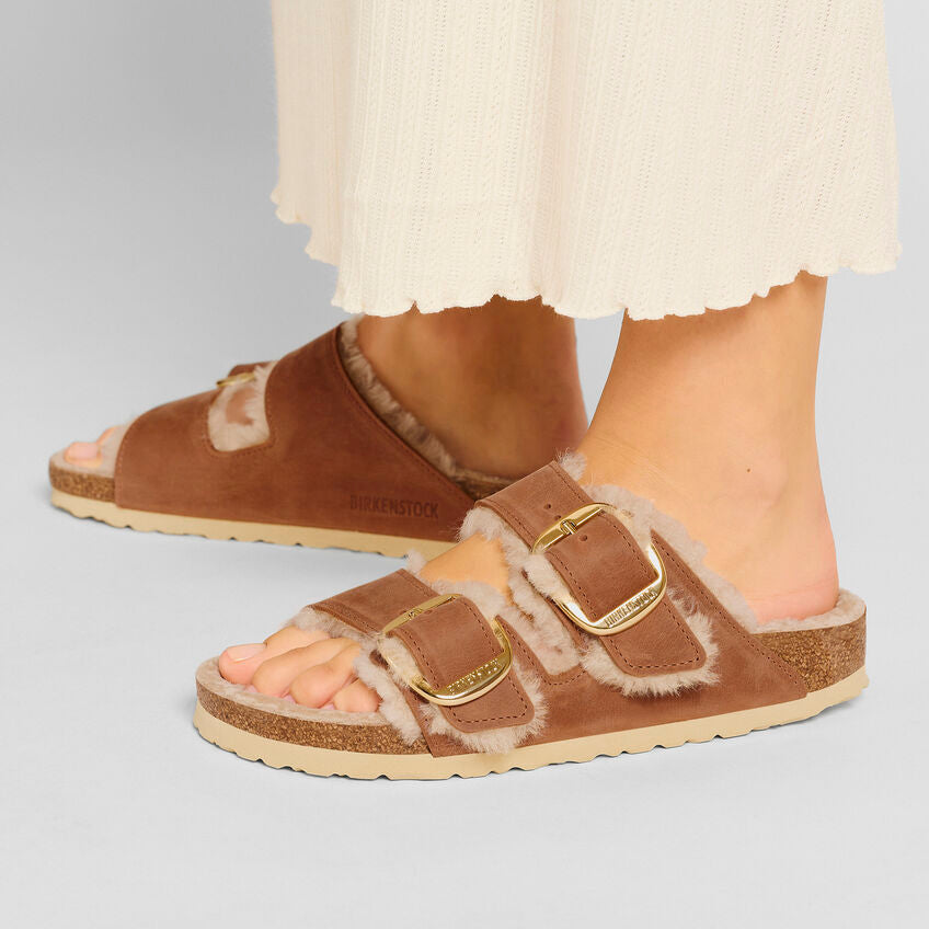 Birkenstock Arizona Big Buckle Shearling Sandals