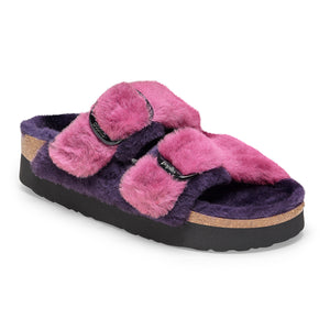 Arizona Shearling Platform : Berry