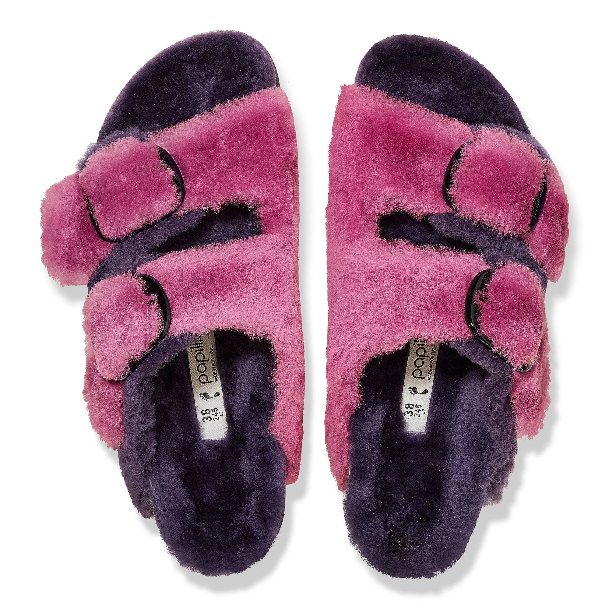 Arizona Shearling Platform : Berry