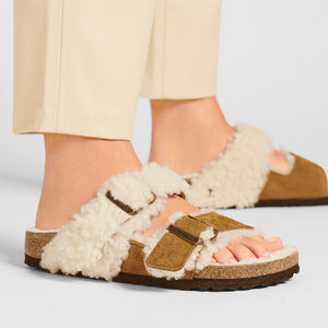 Arizona Teddy Shearling : Mink/Natural
