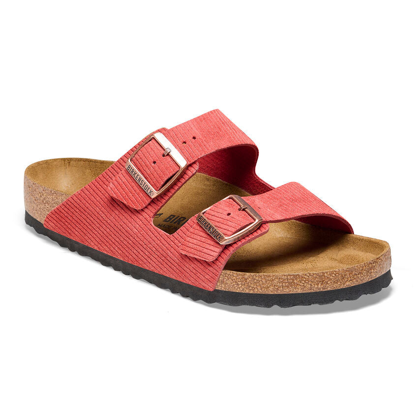Arizona Classic Footbed : Sienna Red Corduroy