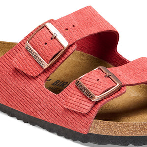 Arizona Classic Footbed : Sienna Red Corduroy
