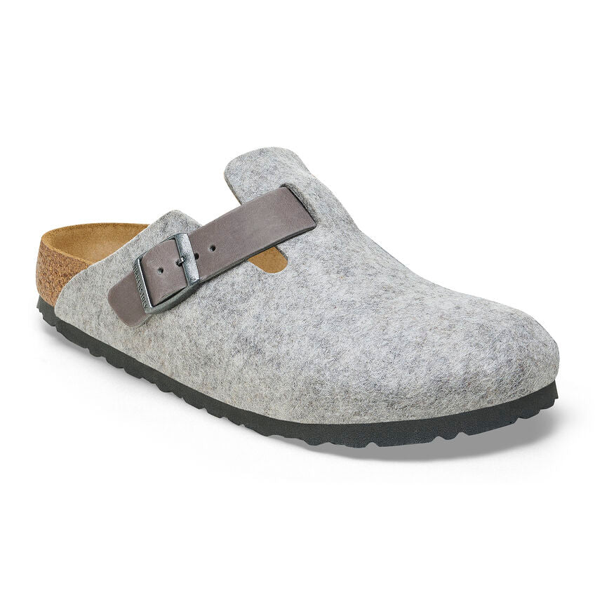 Boston Classic Footbed : Light Gray & Iron Wool