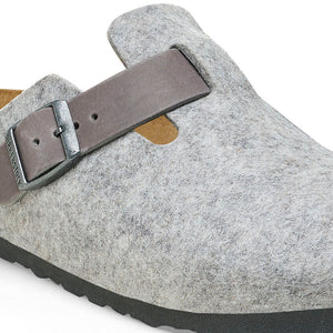 Boston Classic Footbed : Light Gray & Iron Wool