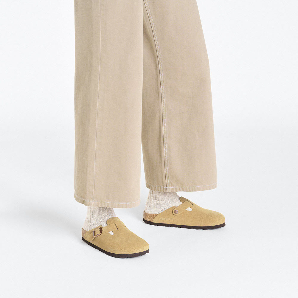 Boston Classic Footbed : Latte Cream – Complete Birkenstock
