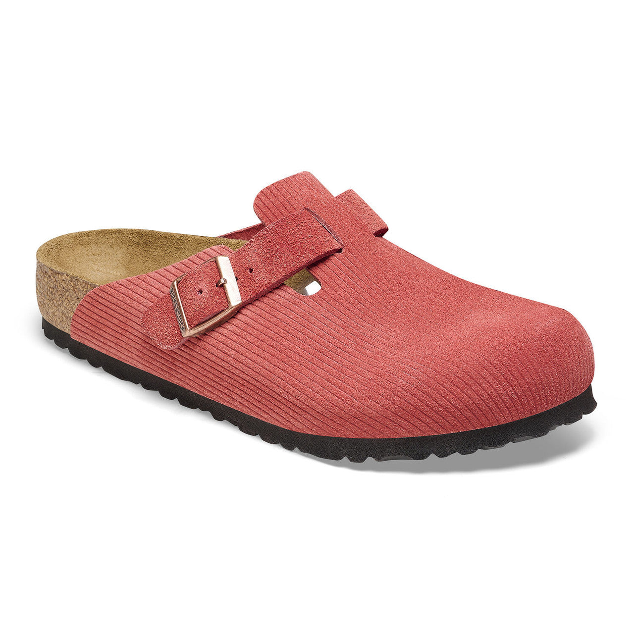 Boston Classic Footbed : Sienna Red Corduroy