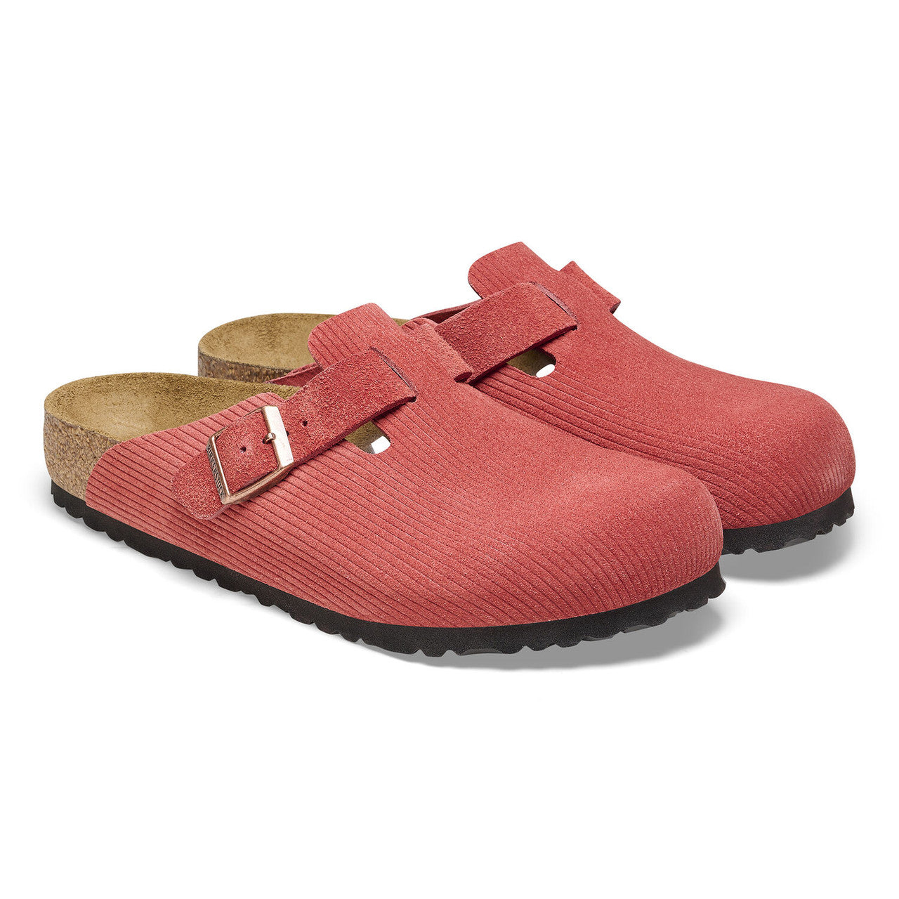 Boston Classic Footbed : Sienna Red Corduroy