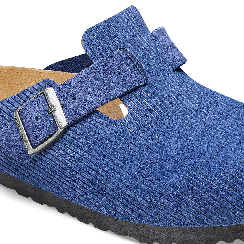 Boston Classic Footbed : Indigo Corduroy