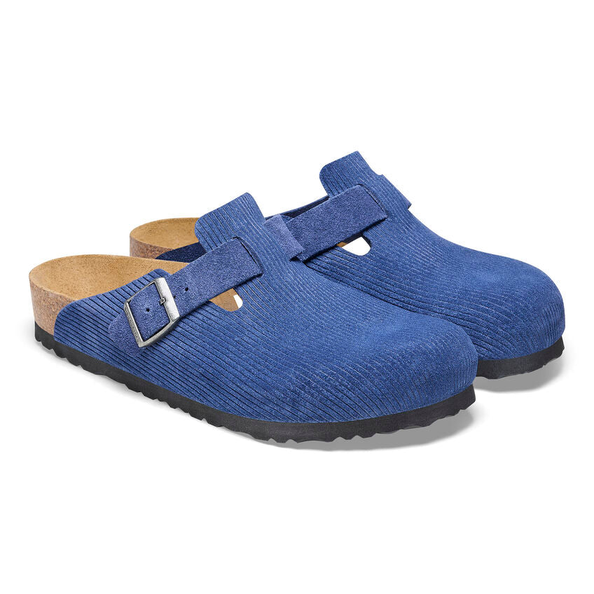 Boston Classic Footbed : Indigo Corduroy