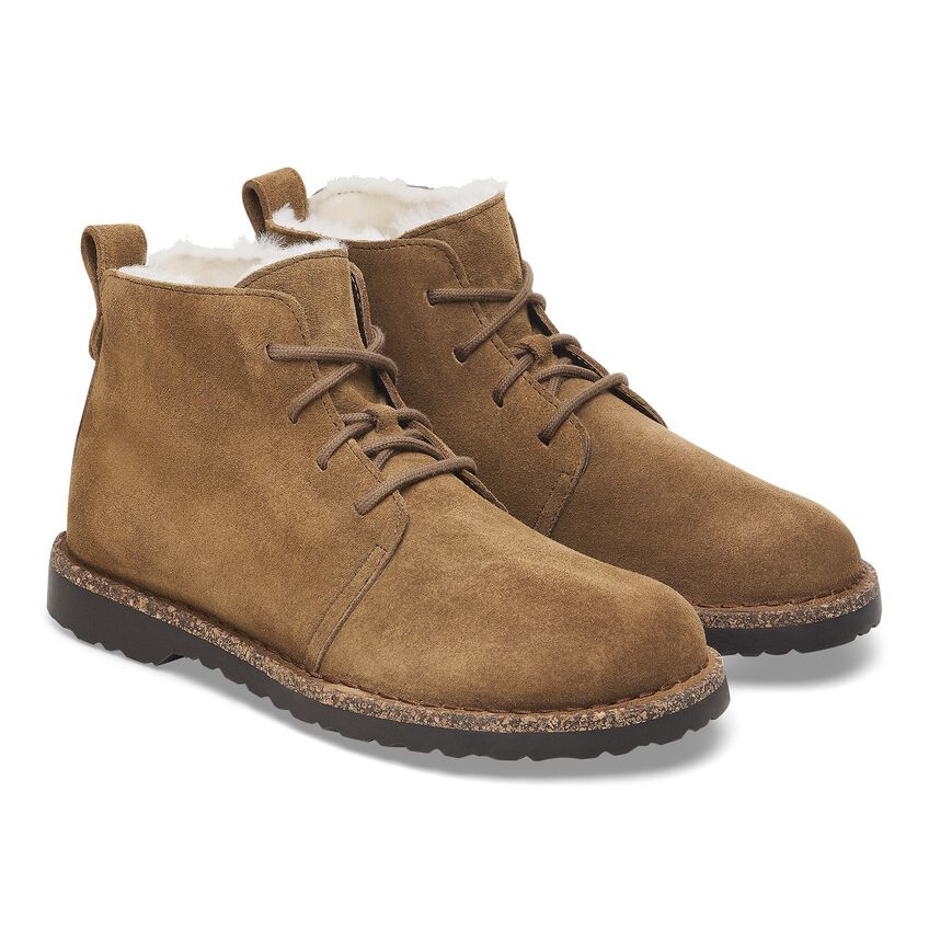 
                      
                        Uppsala Mid : Dark Tea Shearling
                      
                    