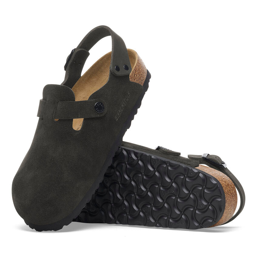 Tokio Classic Footbed : Black Suede