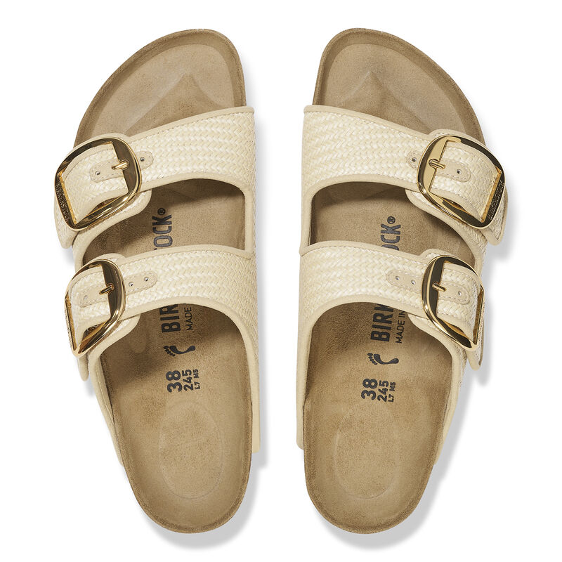 Arizona Big Buckle : Raffia Natural – Complete Birkenstock