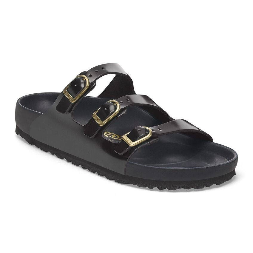 Florida Classic Footbed : High Shine Black Exquisite