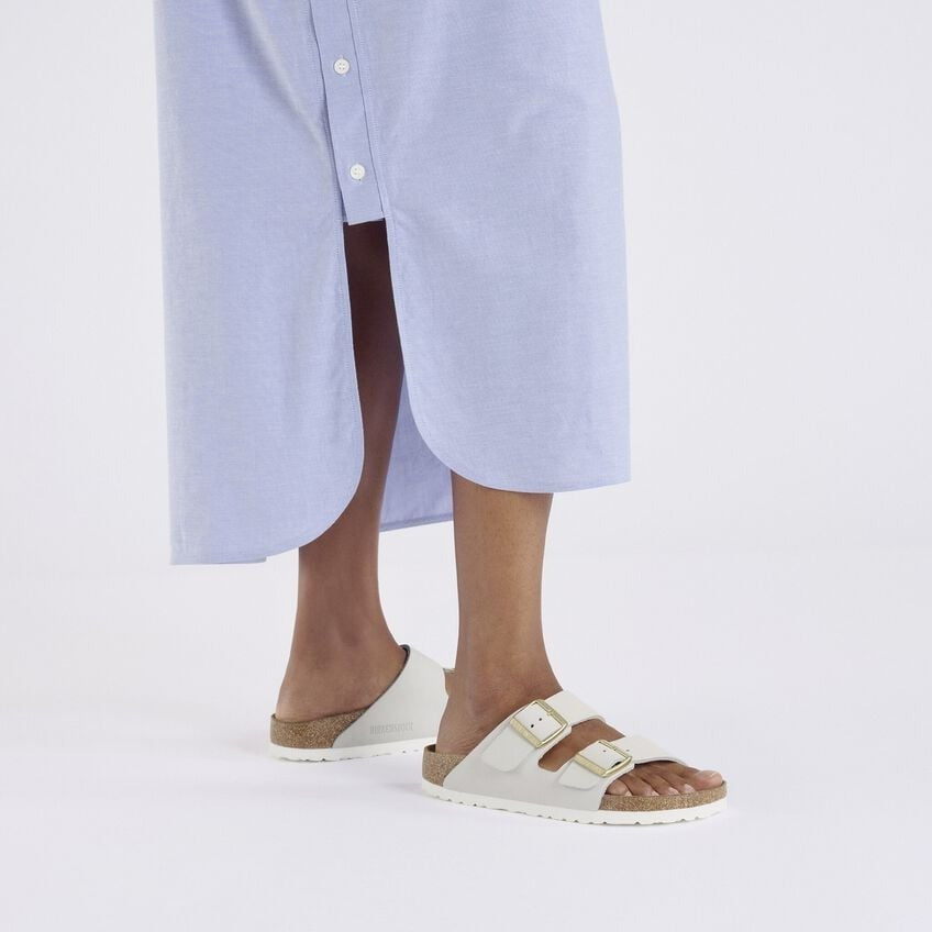 Arizona Classic Footbed : Antique White Nubuck