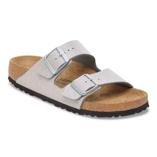 Arizona Classic Footbed : Shiny Glitter Silver