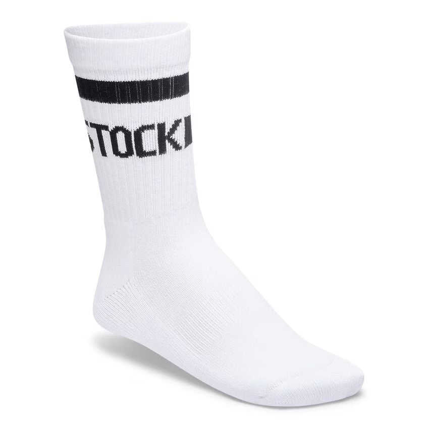Crew Stripe Sock : White/Black