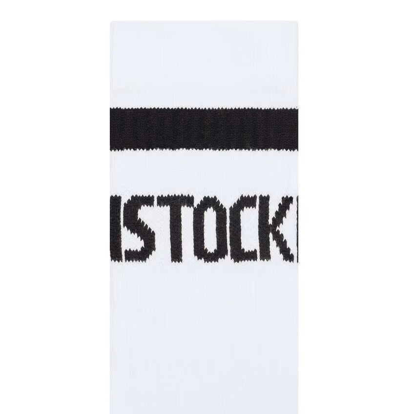 Crew Stripe Sock : White/Black