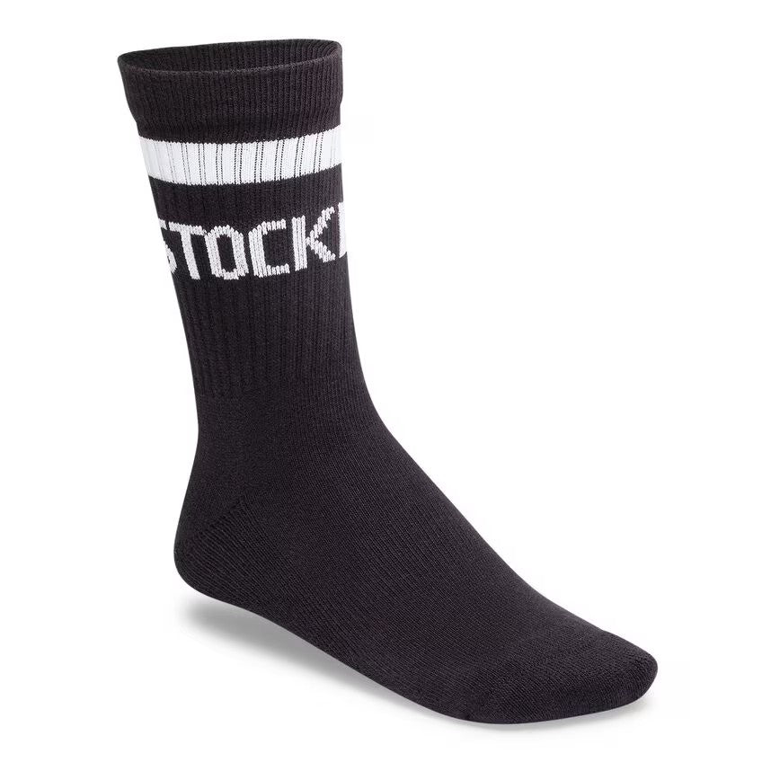 Crew Stripe Sock : Black/White