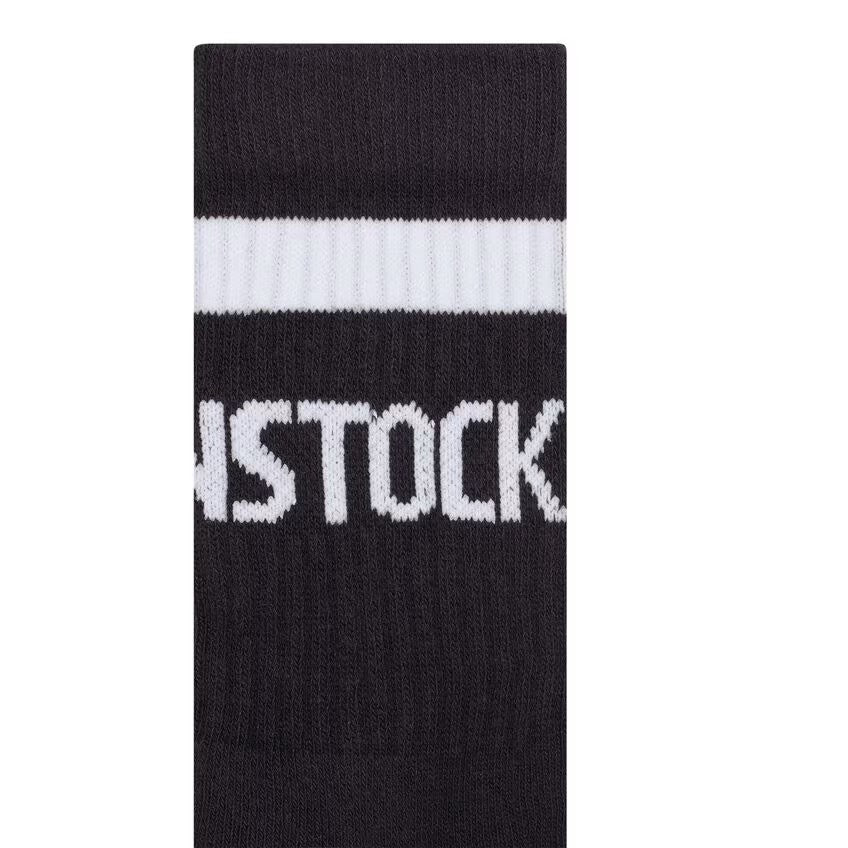 Crew Stripe Sock : Black/White
