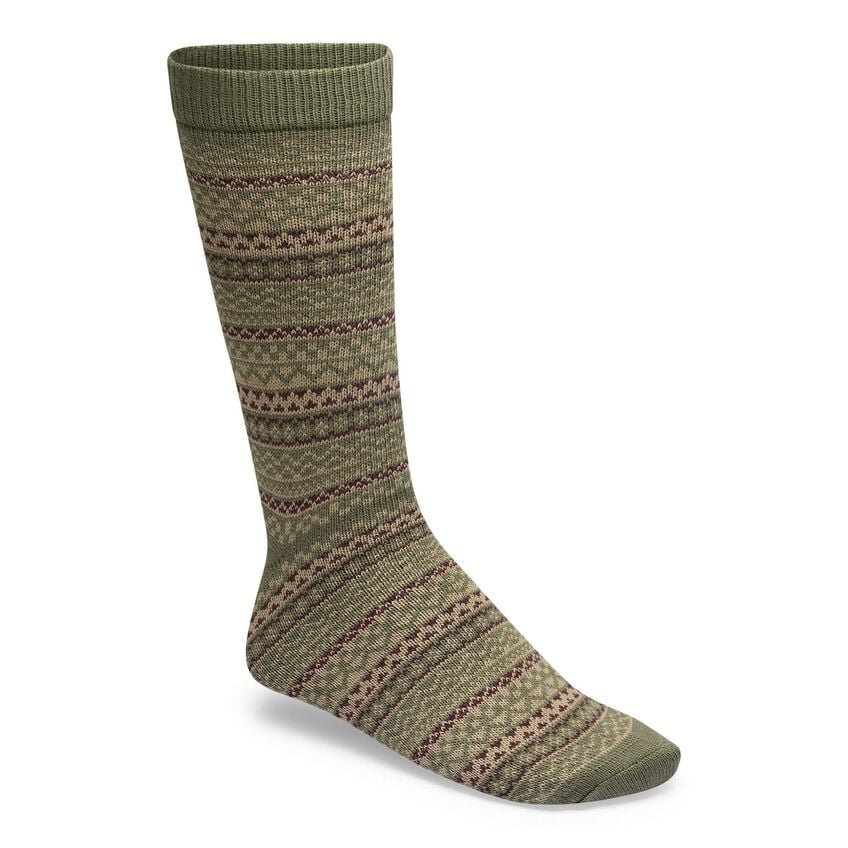 Cotton Pattern Sock : Thyme