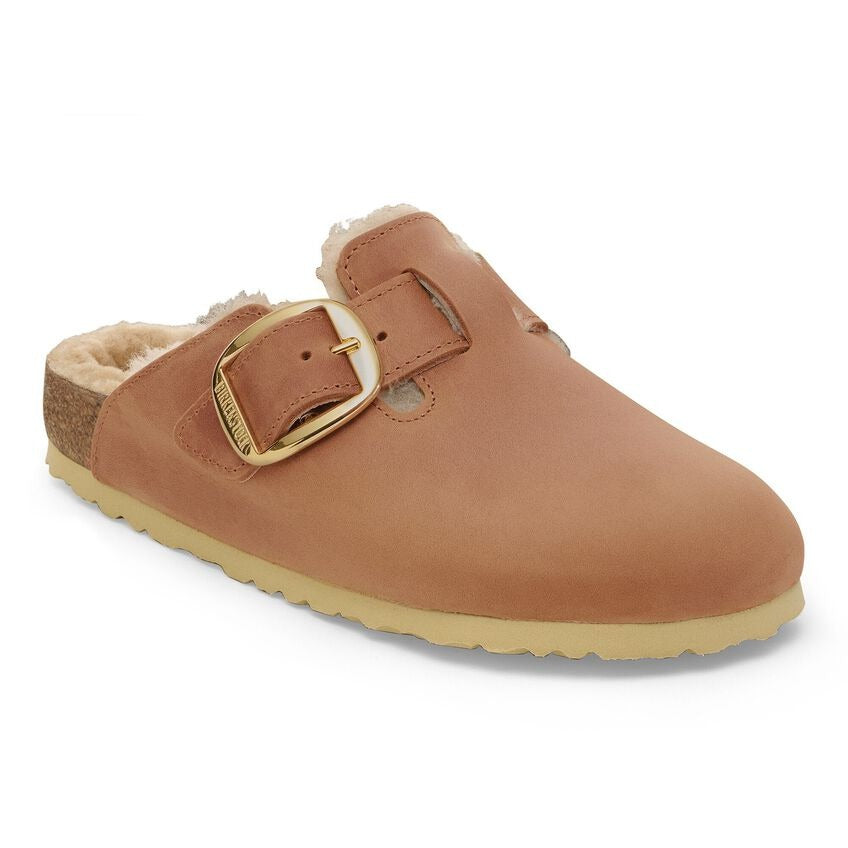 Boston Big Buckle : Shearling Cognac