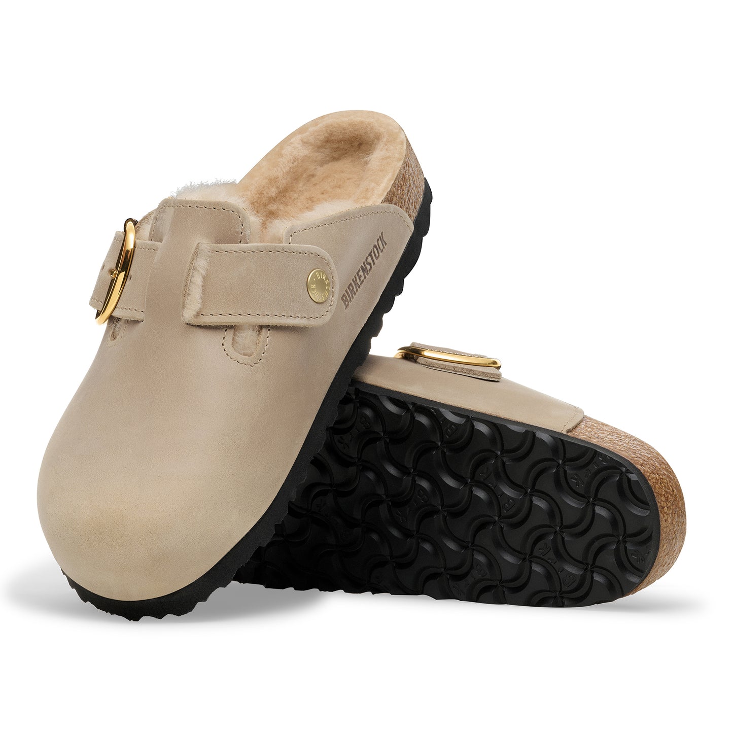 Boston Big Buckle : Shearling Tobacco