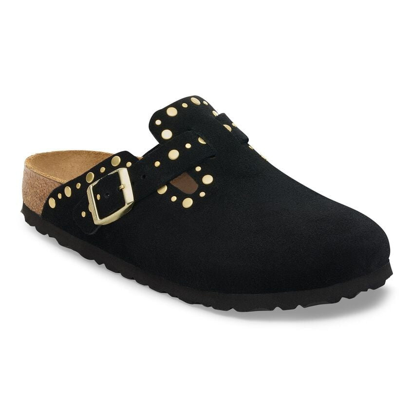 Boston Classic Footbed : Black Rivets