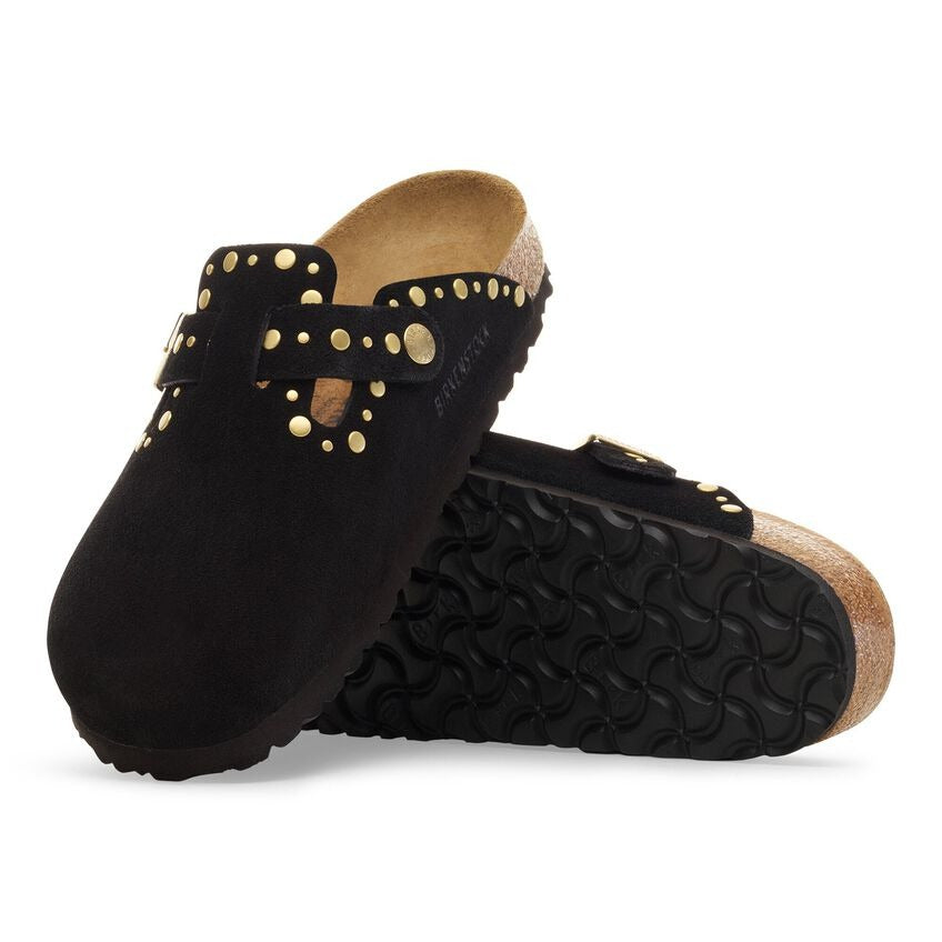 Boston Classic Footbed : Black Rivets