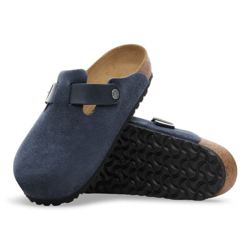 Boston Classic Footbed : New Navy Suede/Oiled