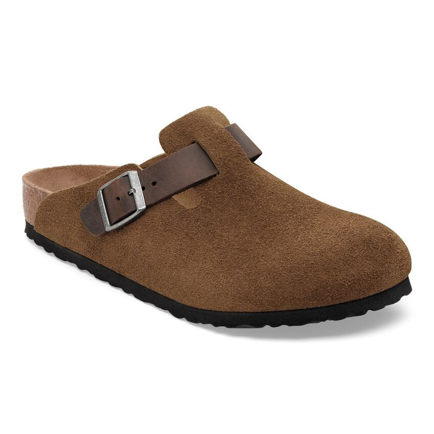 Boston Classic Footbed : Dark Tea Suede/Oiled