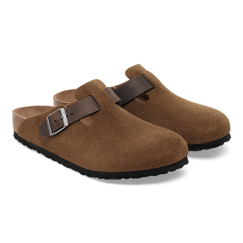 
                      
                        Boston Classic Footbed : Dark Tea Suede/Oiled
                      
                    