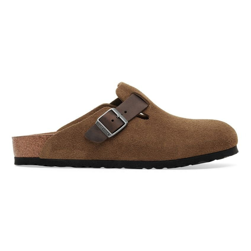 
                      
                        Boston Classic Footbed : Dark Tea Suede/Oiled
                      
                    
