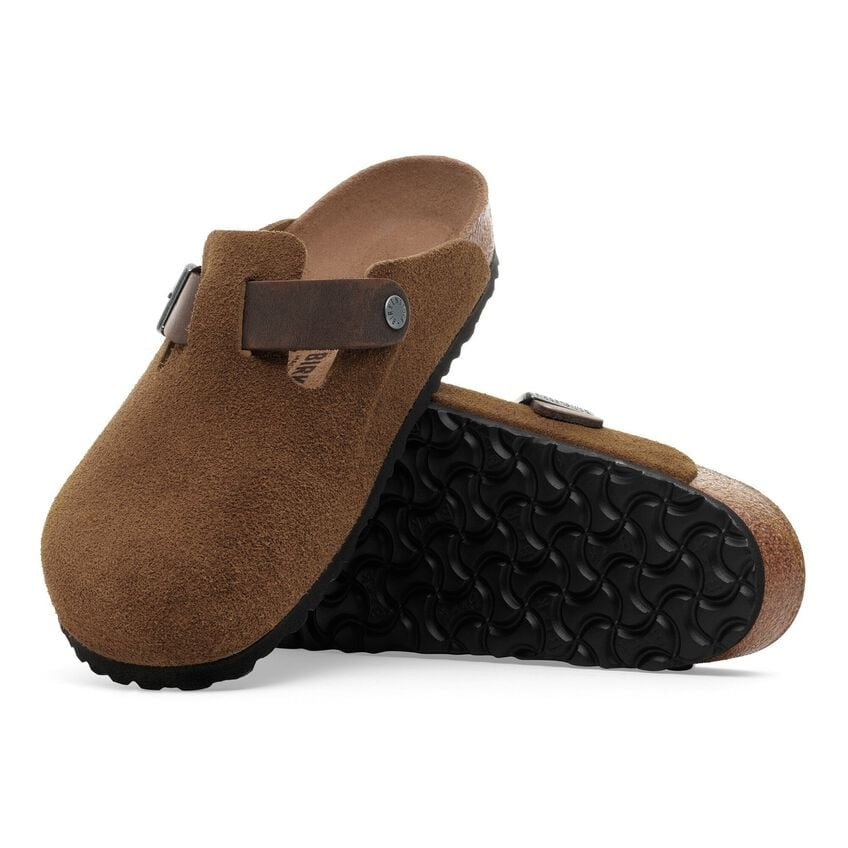 Boston Classic Footbed : Dark Tea Suede/Oiled