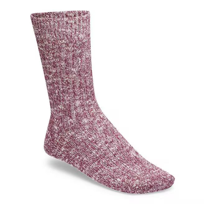 Cotton Slub Sock : Zinfandel