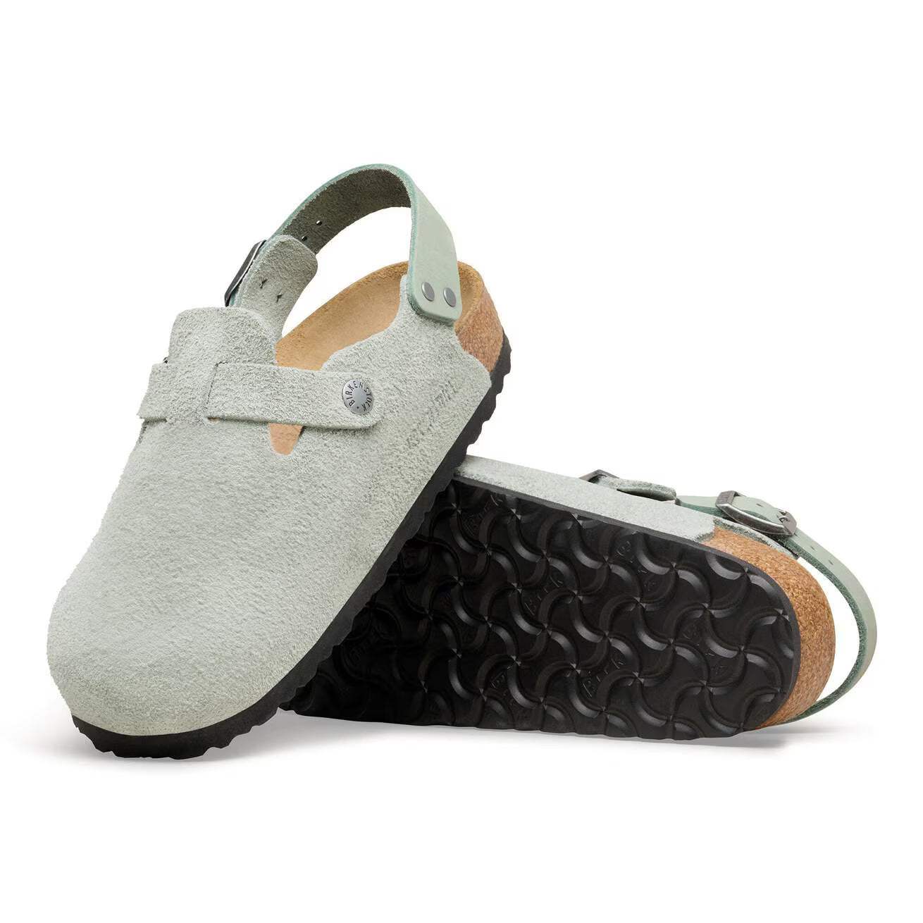 Tokio Classic Footbed : Pure Sage Suede