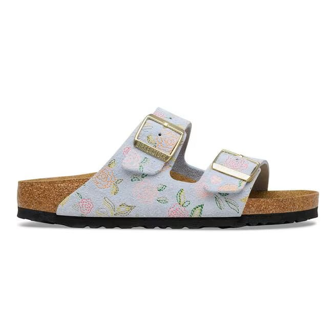 Arizona Classic Footbed : Baby Blue Flowers