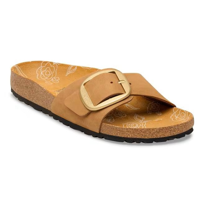 Madrid Big Buckle : Mink Flowers
