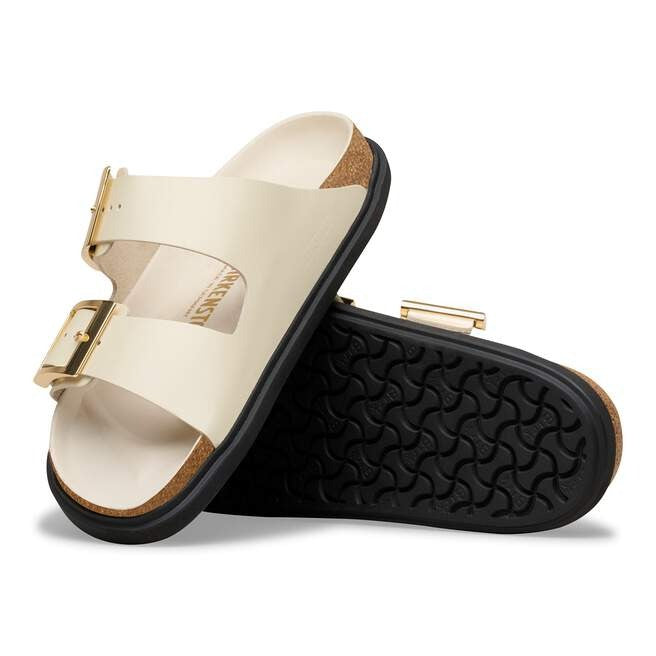 Arizona Droplet Buckle : High Shine Ecru