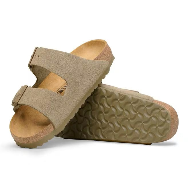 Arizona Classic Footbed : Faded Khaki Suede