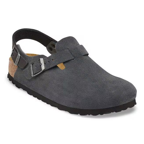 Tokio Classic Footbed : Charcoal Suede